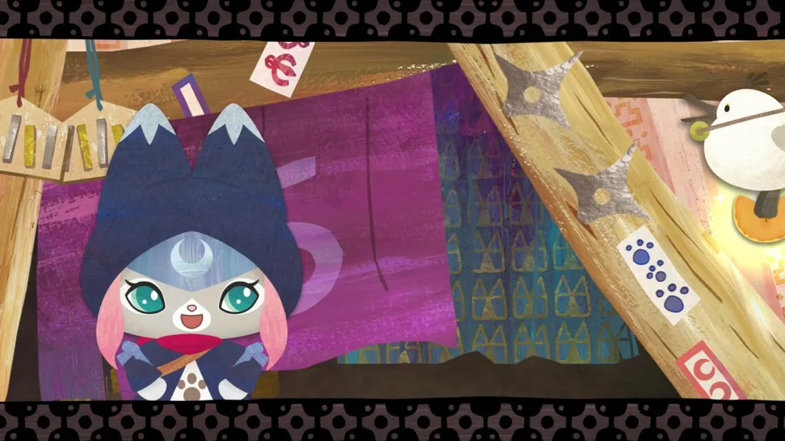 alt text describing the player character interacting with a colorful cast of NPCs in a vibrant village.