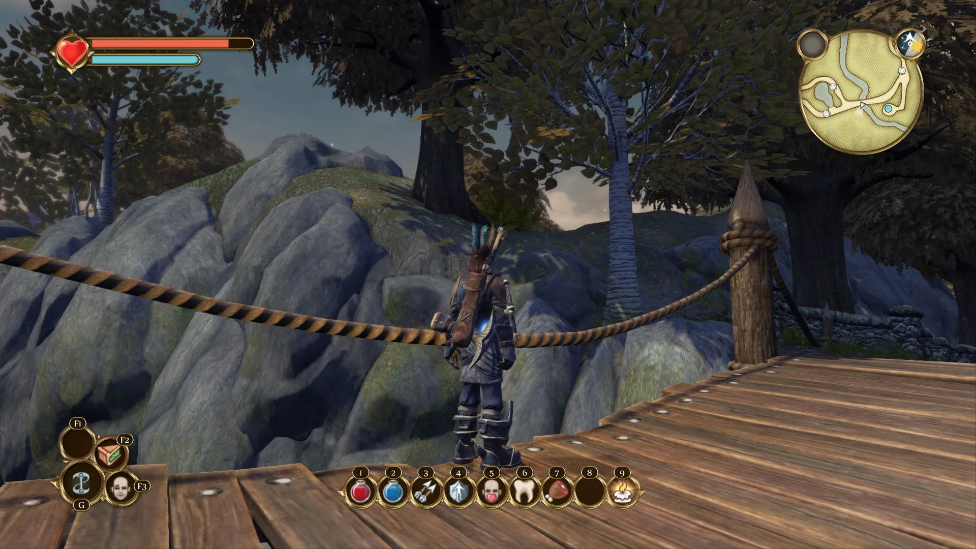 alt text: Fable Anniversary screenshot showing a spell being cast in combat