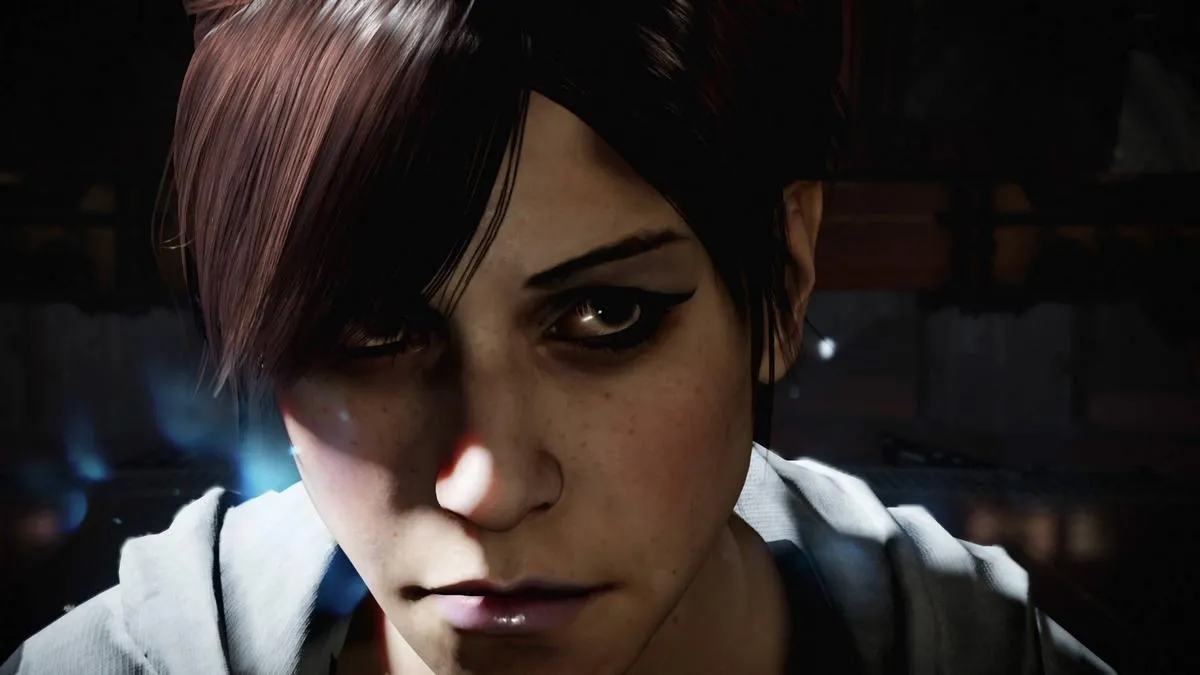 alt text: Fetch using her neon powers in inFamous: First Light