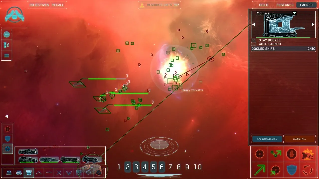 alt text: Homeworld Remastered Collection screenshot used to illustrate the discussion of the game's slower pace.
