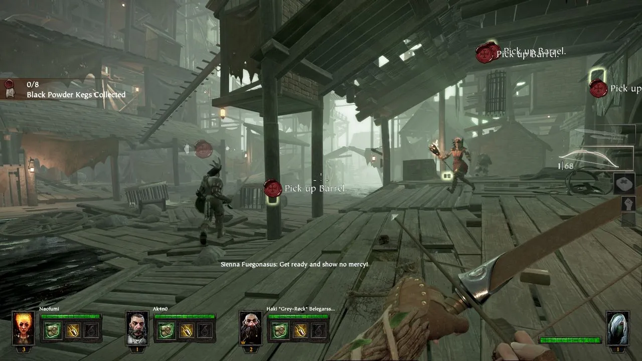 Alt text: In-game screenshot of Warhammer: End Times - Vermintide highlighting the environment design.