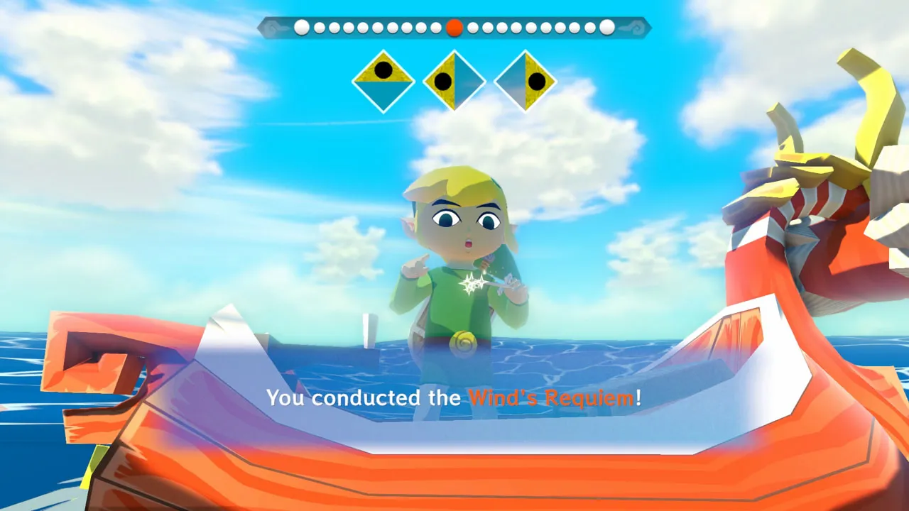 alt text: Link battling a Moblin in Wind Waker HD.