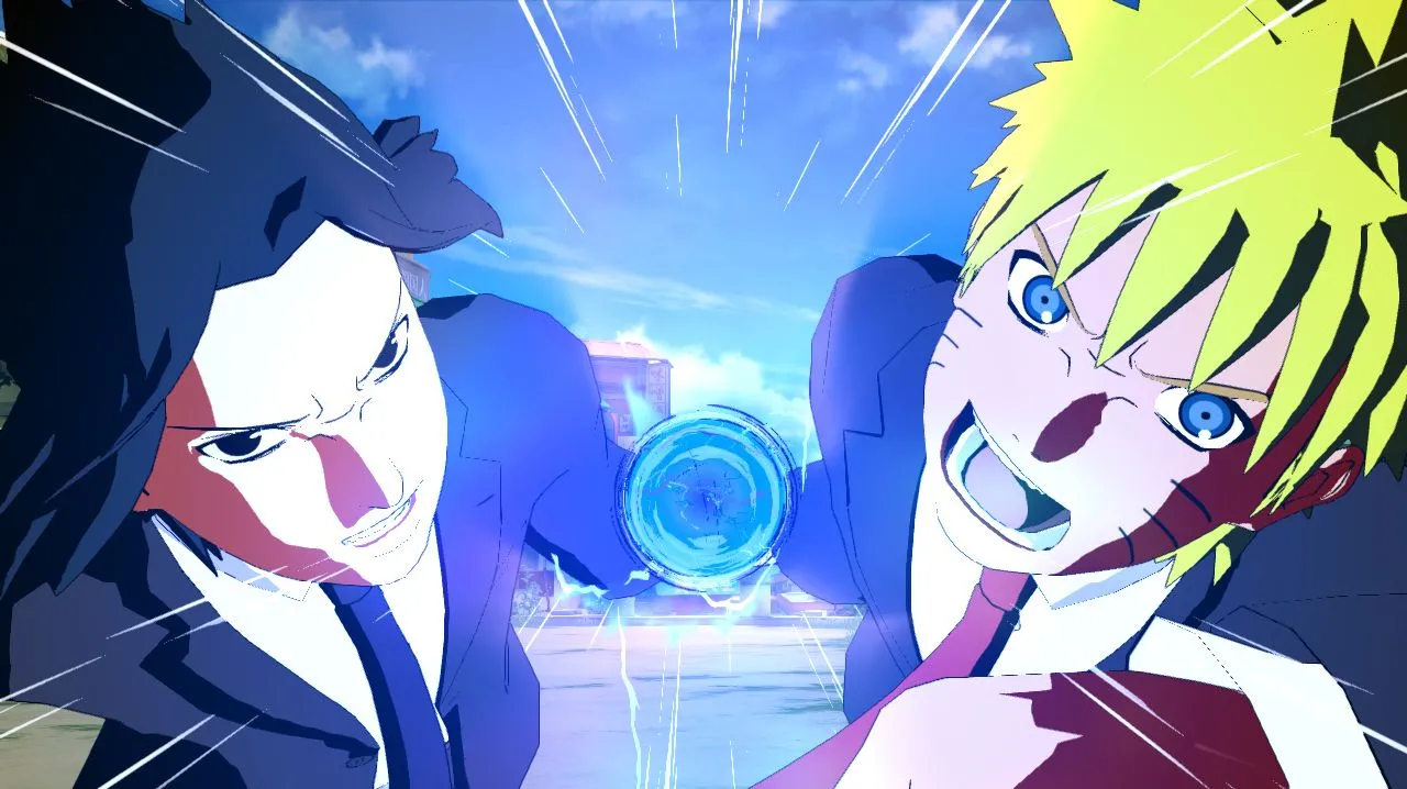 alt text: Naruto Shippuden: Ultimate Ninja Storm Revolution gameplay screenshot showcasing the dynamic combat system.