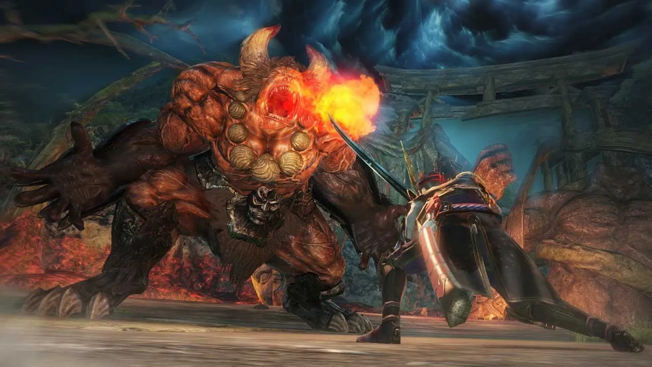 alt text of character surrounded by enemies