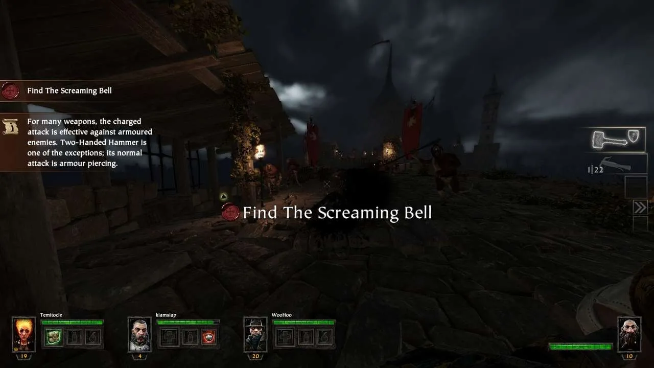 Alt text: Screenshot from Warhammer: End Times - Vermintide showcasing the game's loot system.