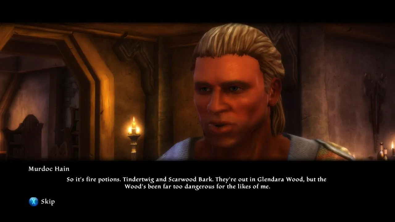 Alt text: Screenshot of Kingdoms of Amalur: Re-Reckoning showcasing the game's environment and the player character exploring.