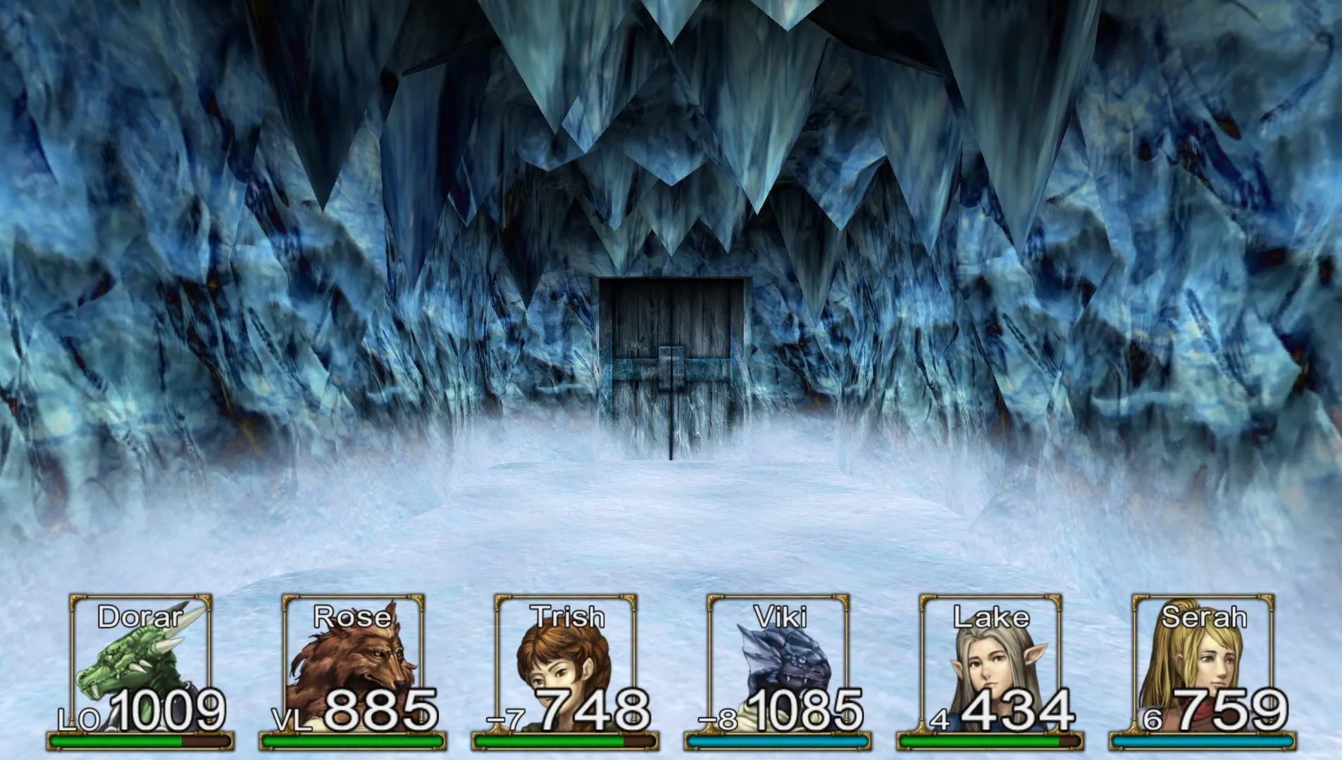 alt text: Screenshot showcasing the in-game menu in Elminage Gothic, possibly related to item management or character stats.