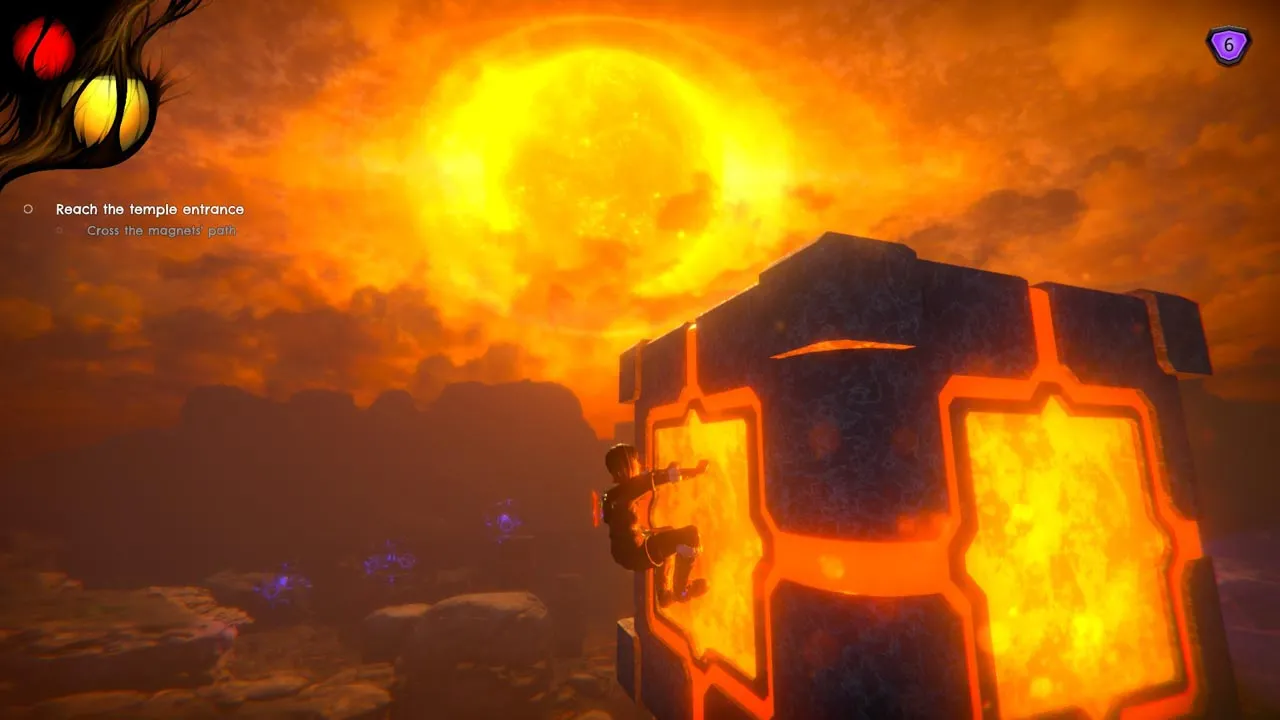alt text: Seed of Life gameplay screenshot showcasing a desolate environment with decaying structures.