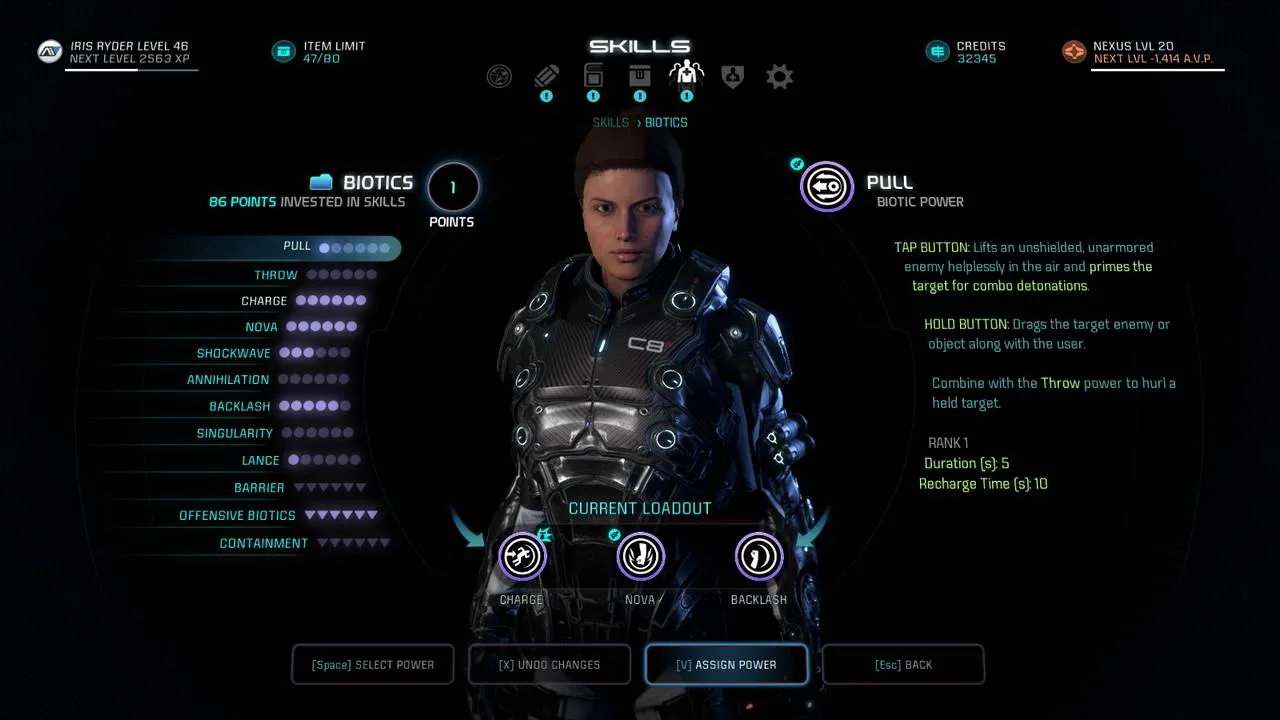 alt text showcasing combat in Mass Effect Andromeda