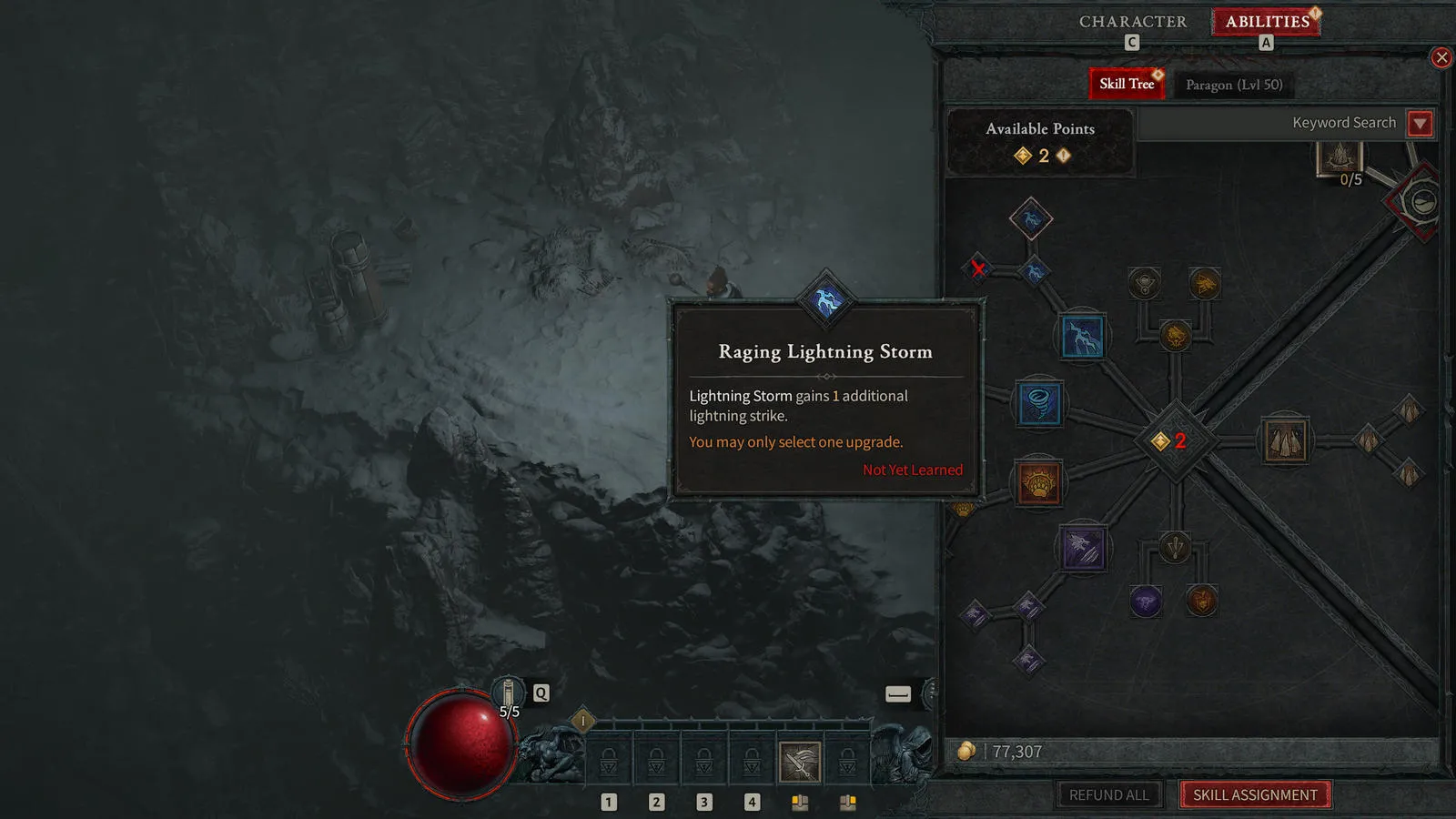alt text showcasing the character customization screen in Diablo IV
