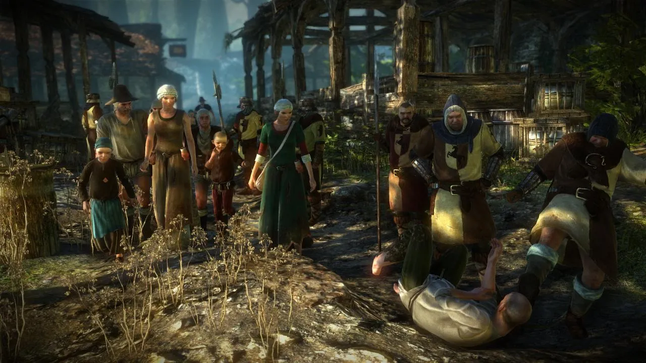 alt text showcasing the environment and world of The Witcher 2 Assassins of Kings