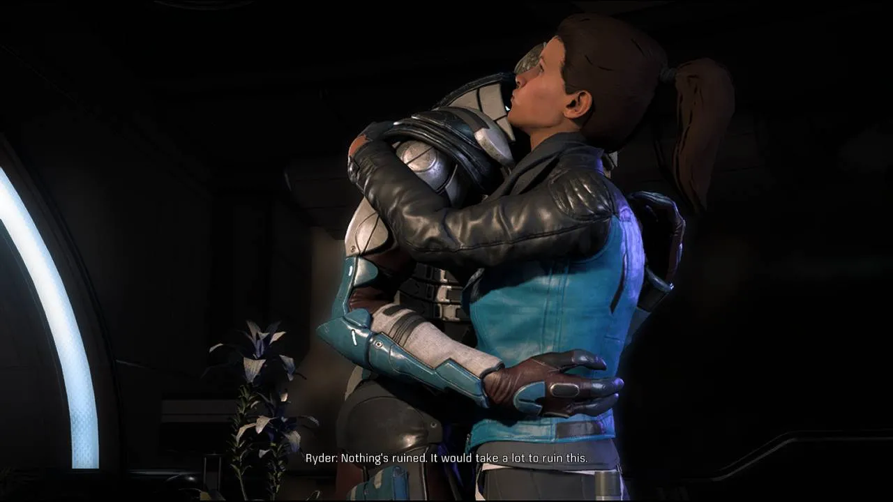 alt text showcasing the Nomad vehicle exploring a planet in Mass Effect Andromeda