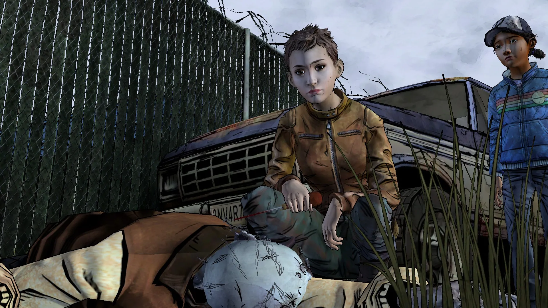 alt text showing a difficult decision Clementine has to make