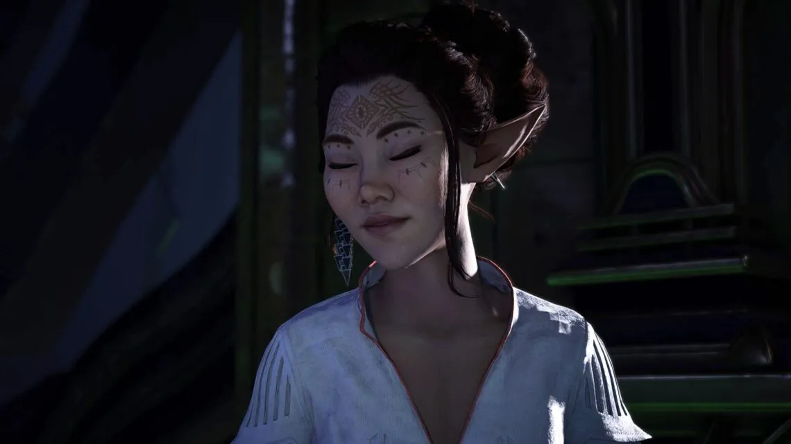 alt text showing a key story moment or character interaction related to the plot involving Solas and the unleashed gods