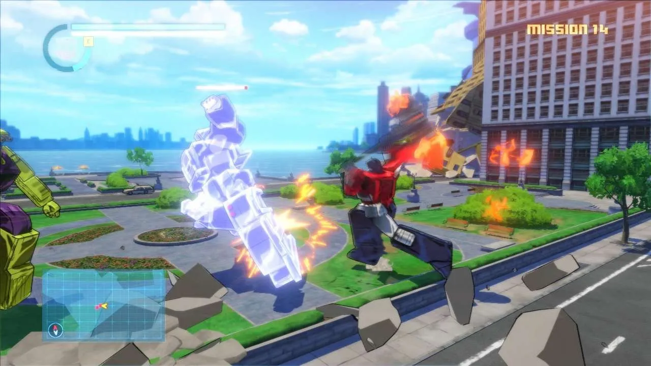 alt text showing gameplay screenshot of a level environment