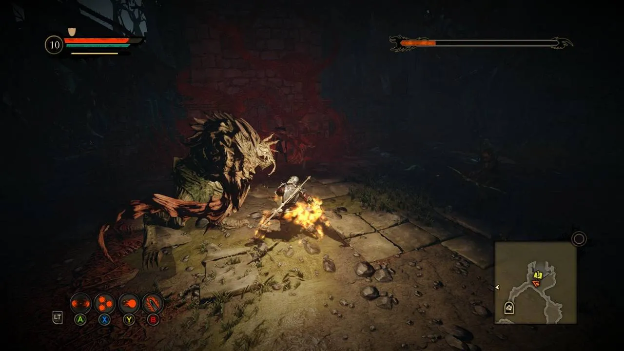 alt text showing weapon and armor upgrade system
