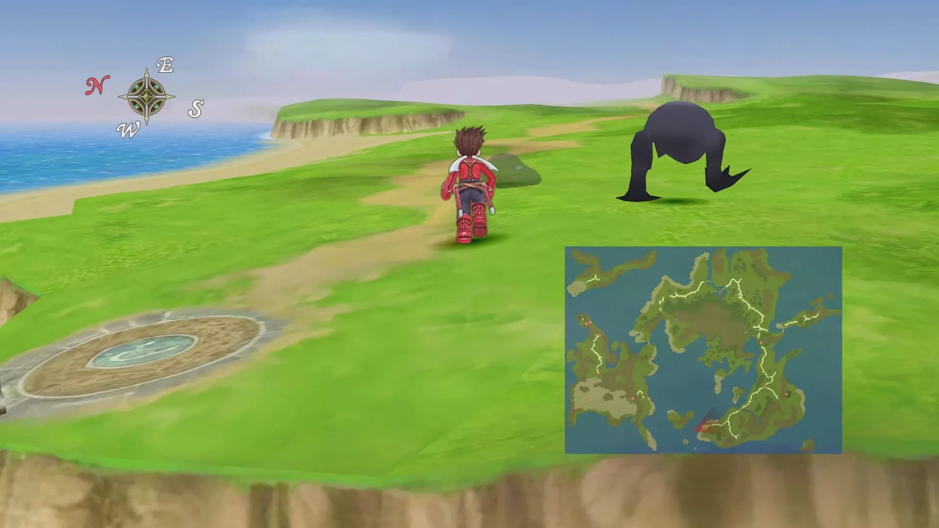 alt text: Tales of Symphonia Remastered - A screenshot showing the game's combat interface with character portraits and health bars.