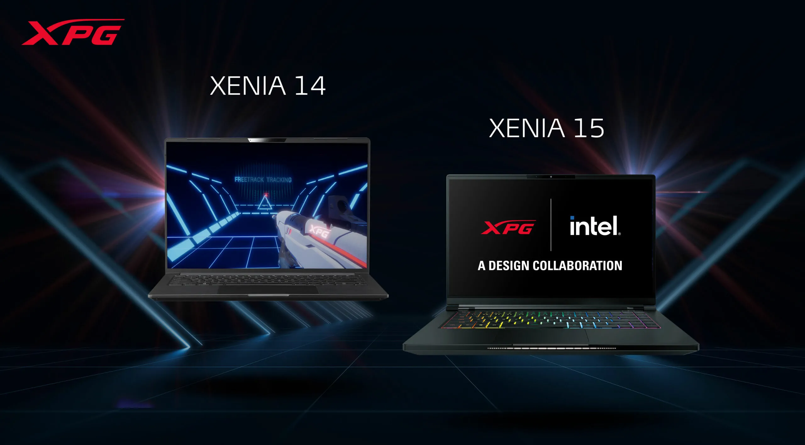 alt text: The sleek and portable XPG XENIA 14 gaming laptop