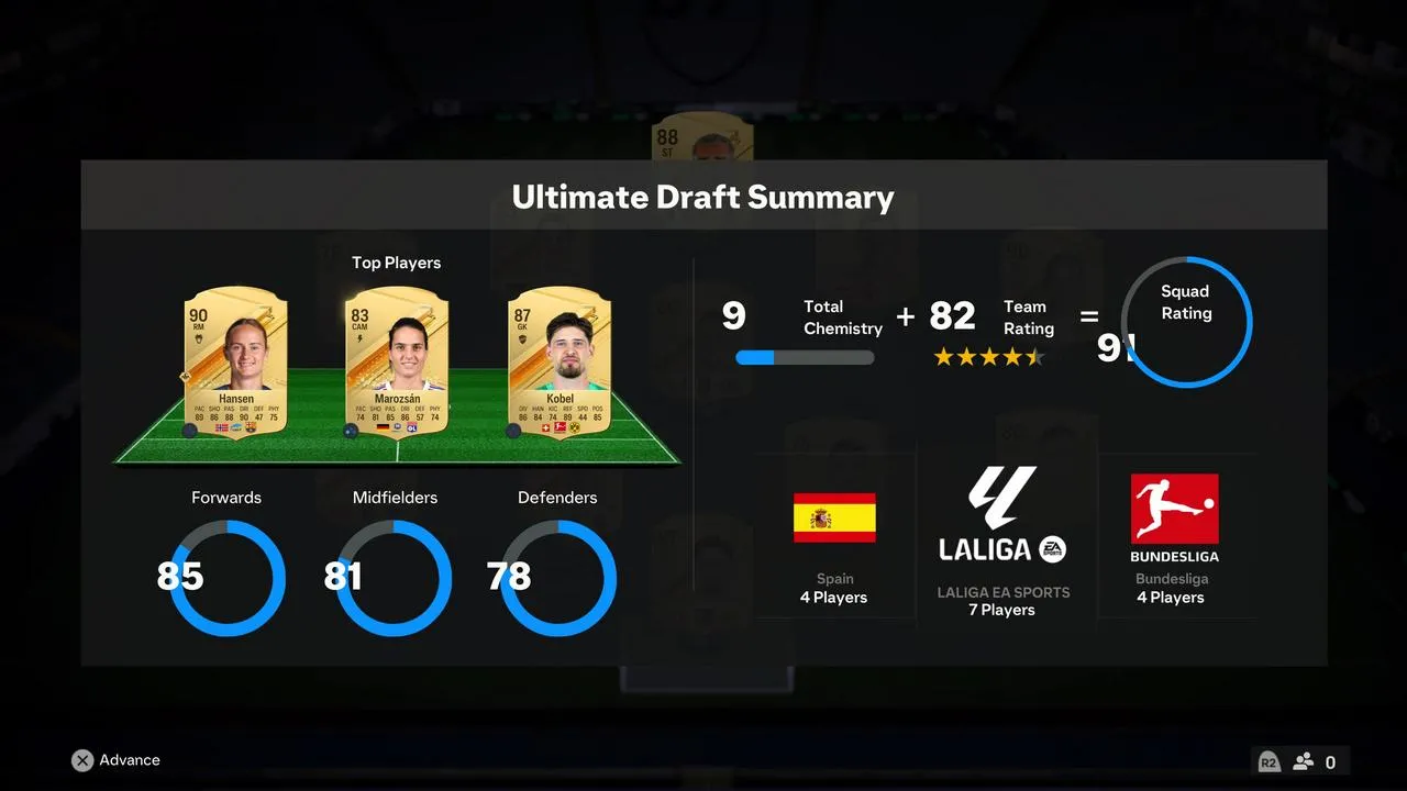 alt text: Women's football makes its debut in Ultimate Team, now simply UT.