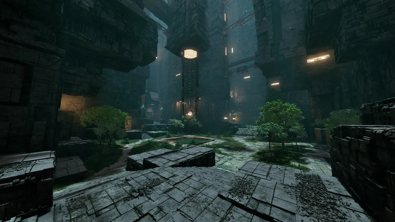 Alt: The player examines a detailed object within the game world, showcasing the game's meticulous environmental design.