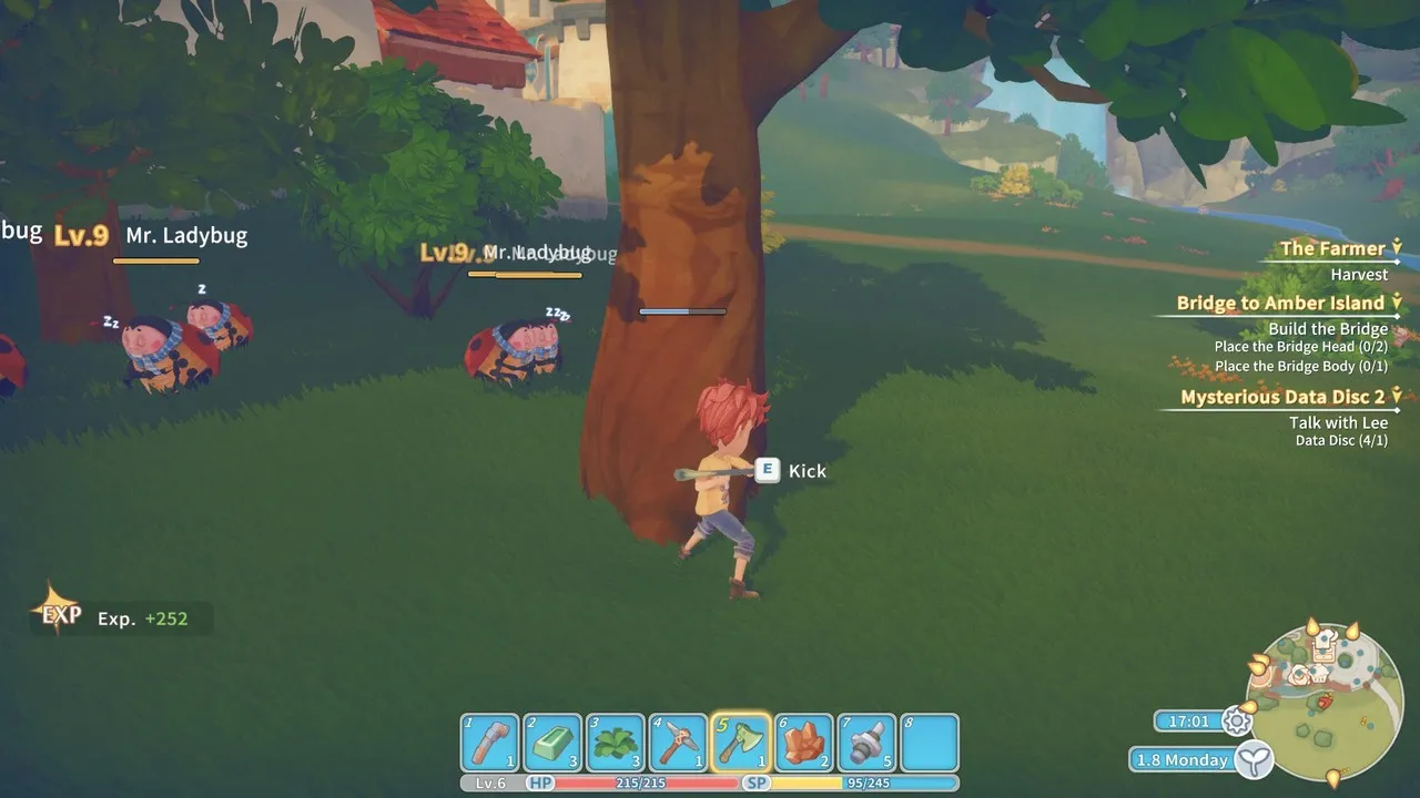 alt=My Time At Portia screenshot showcasing the player character's workshop.