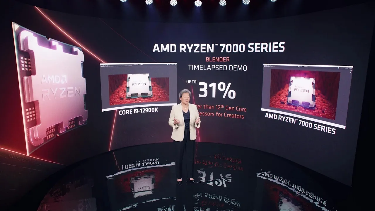 AMD CEO Dr. Lisa Su presenting at Computex 2022