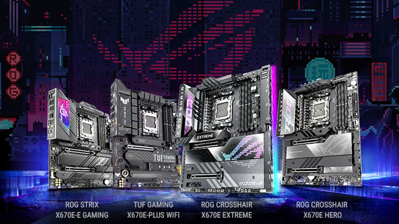 AMD X670 Motherboards from ASUS