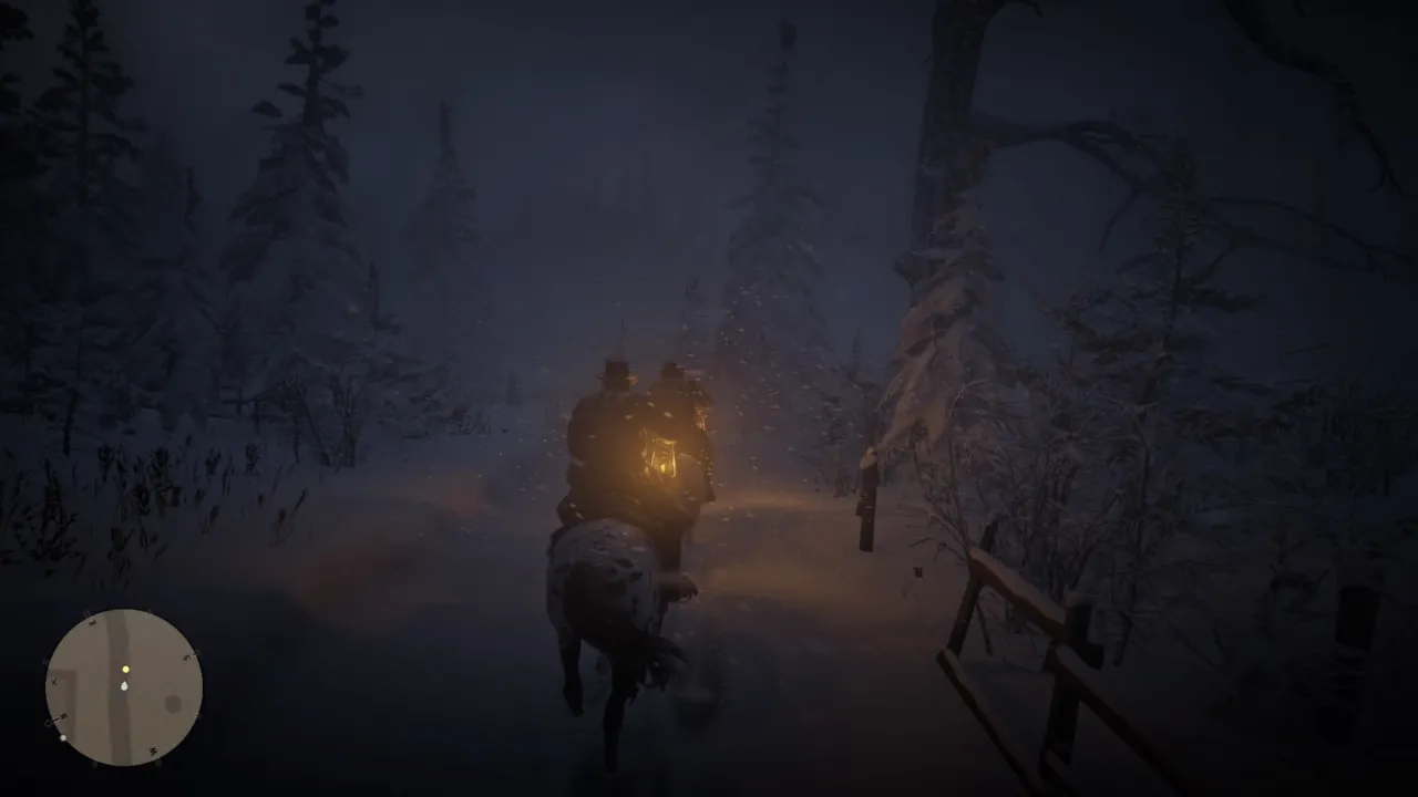 Arthur Morgan aiming a revolver.