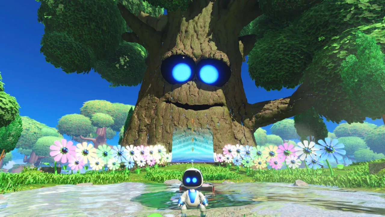 Astro Bot DualSense features