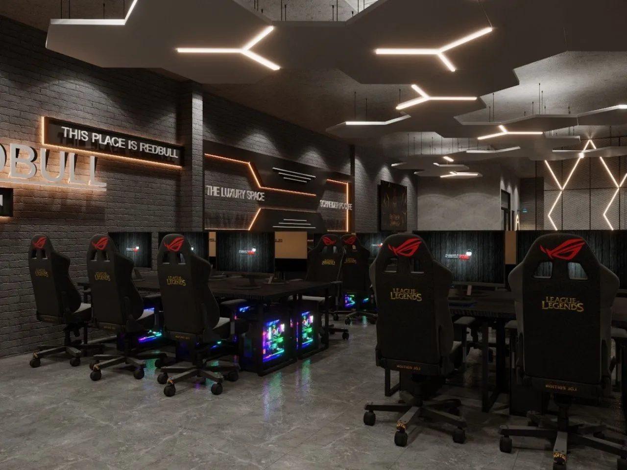 ASUS motherboards inside LINK PC Gaming Center