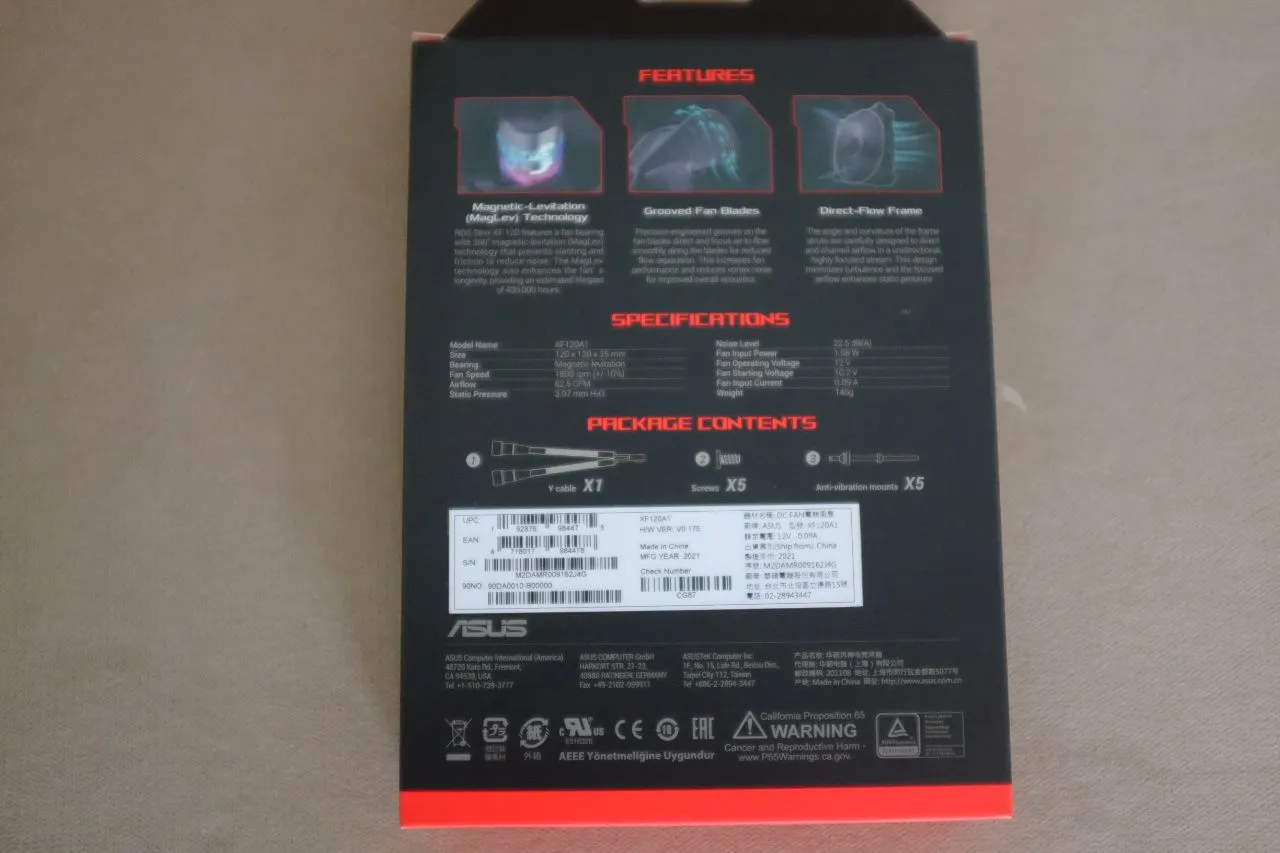 ASUS ROG Strix XF 120 Fan