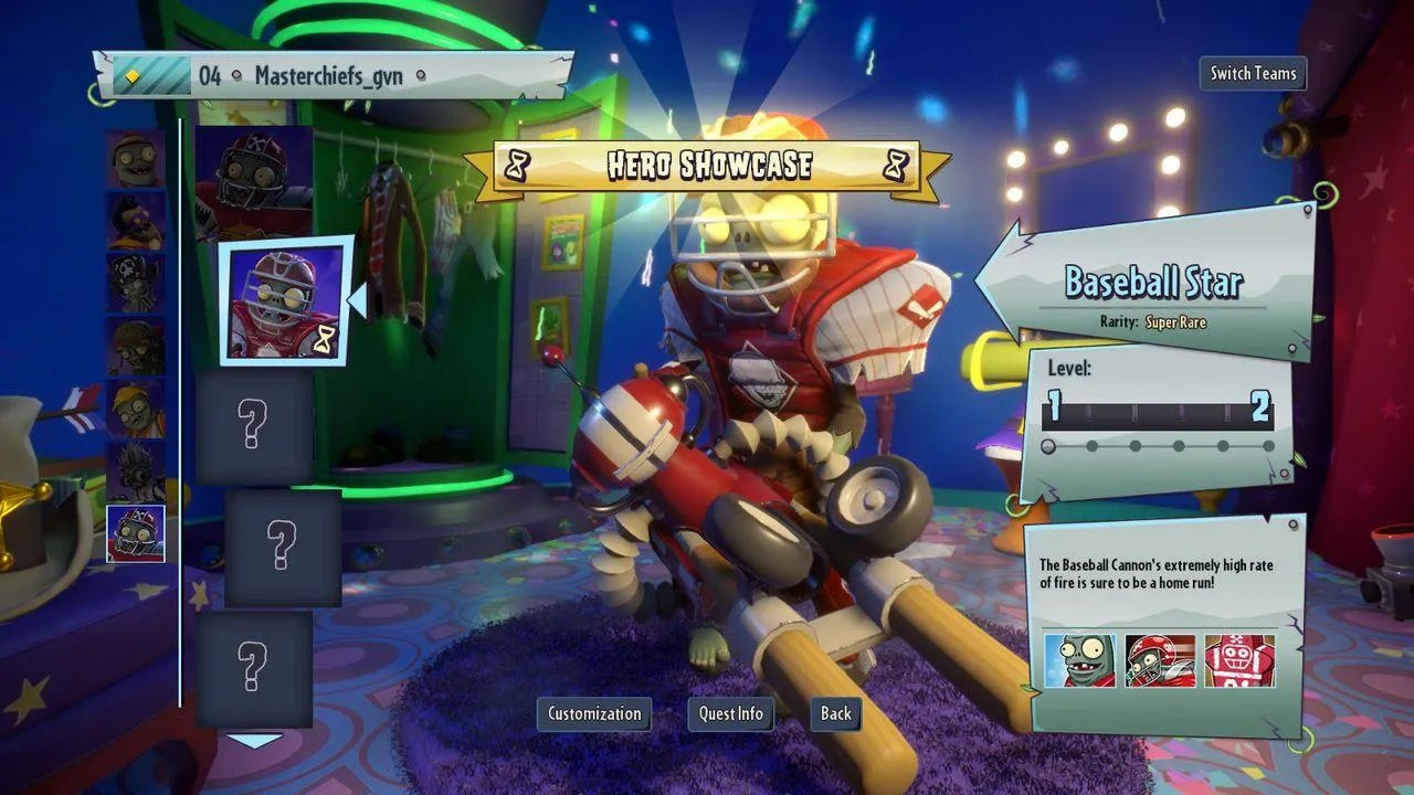 Backyard Battleground hub area in Plants vs. Zombies: Garden Warfare 2