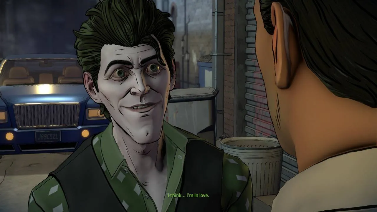 Batman: The Enemy Within - Episode 2: The Pact - Screenshot showcasing a tense moment in the game