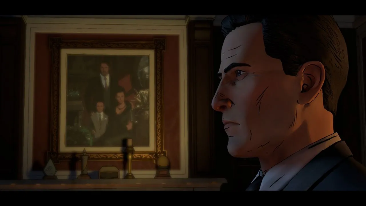 Bruce Wayne confronting criminals