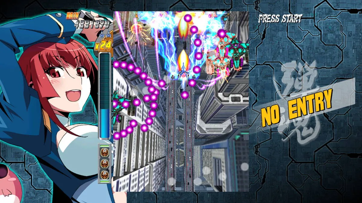 Bullet Soul Infinite Burst - Boss Battle Screenshot