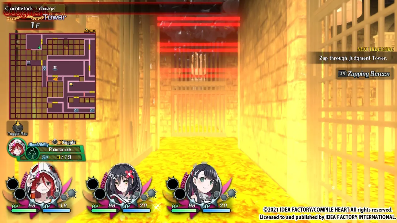 Character interactions in Mary Skelter Finale