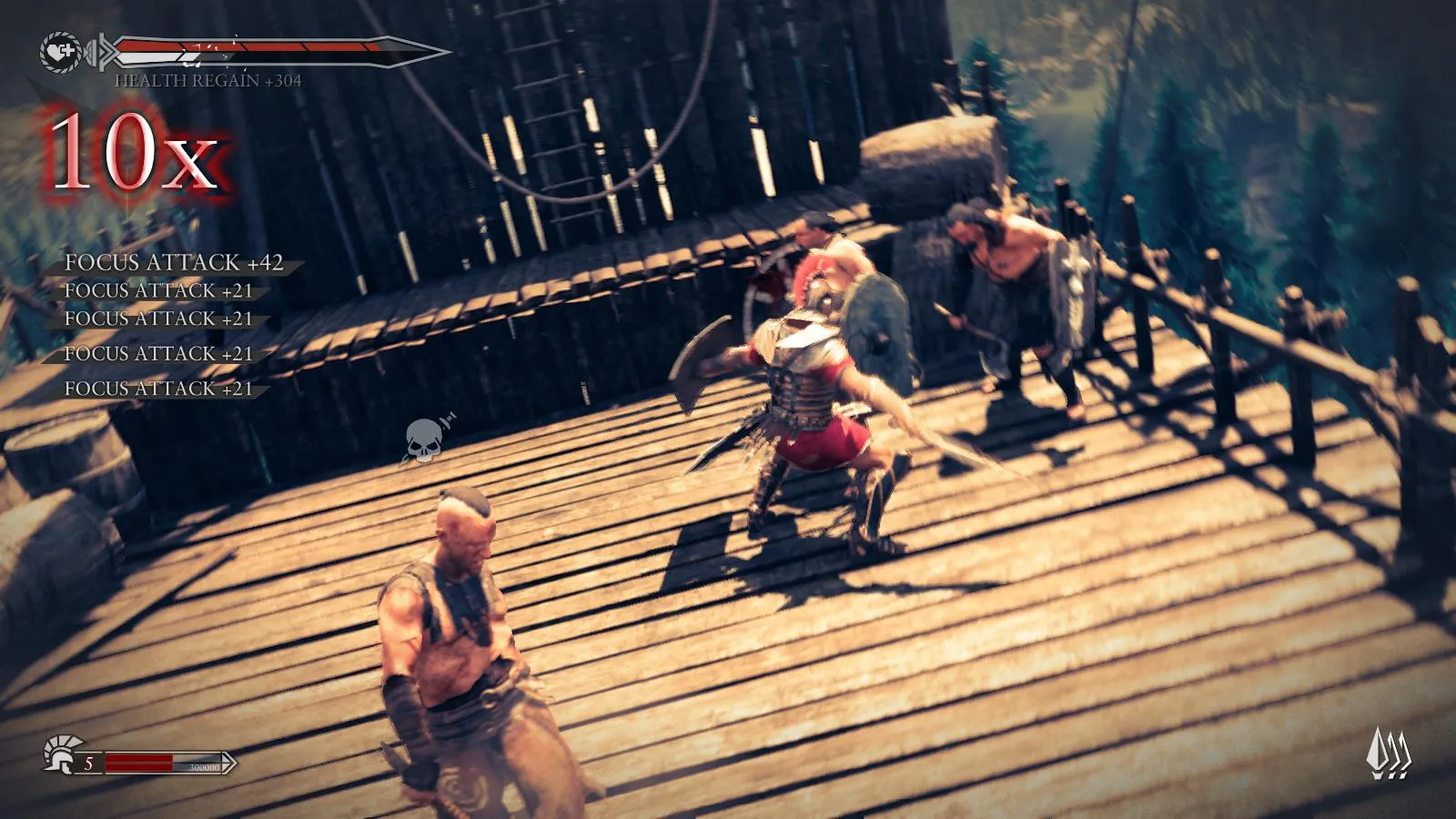 Close-up of Marius in Ryse: Son of Rome.