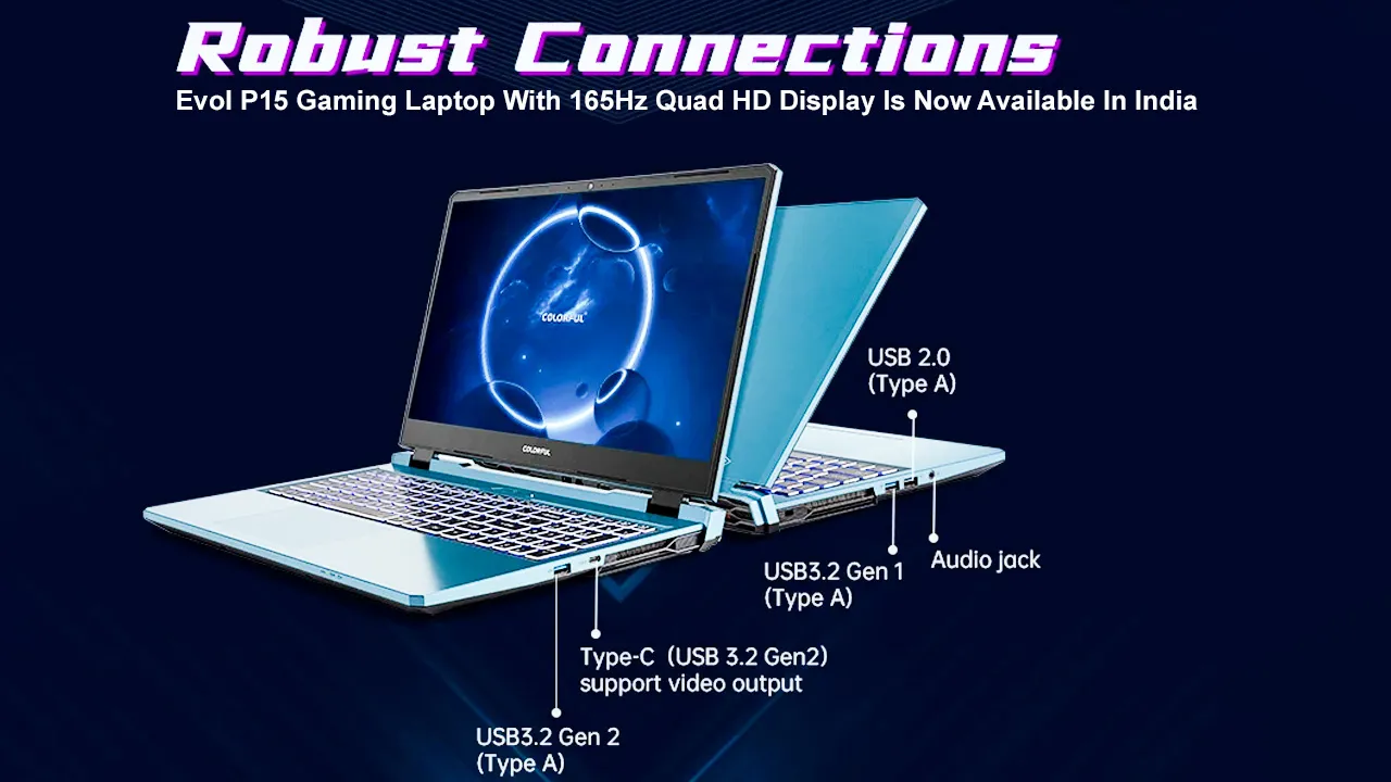 COLORFUL EVOL P15 Gaming Laptop Cooling System