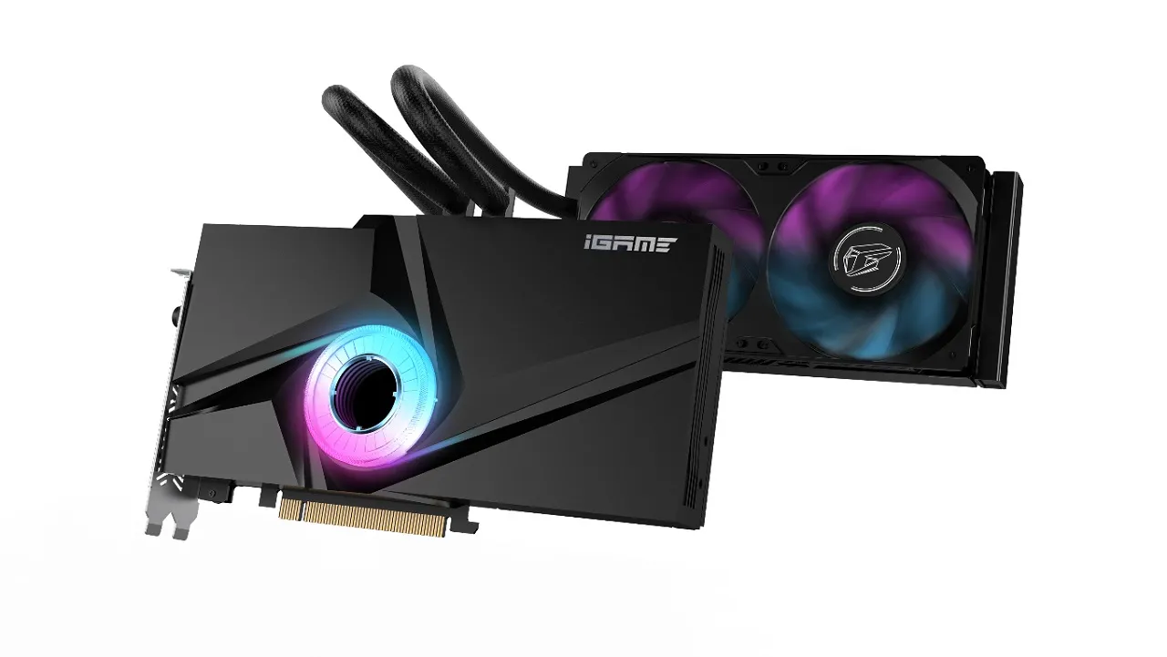 COLORFUL GeForce RTX 3090 Ti Neptune graphics card with liquid cooling