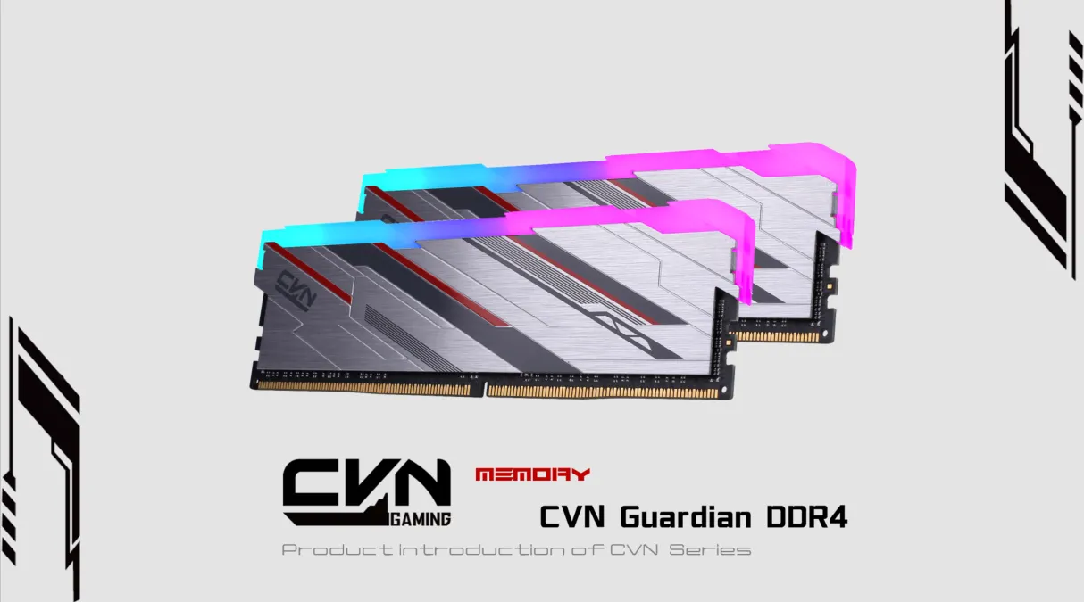 COLORFUL's new CVN Guardian RGB and WARHALBERD DDR4 memory modules