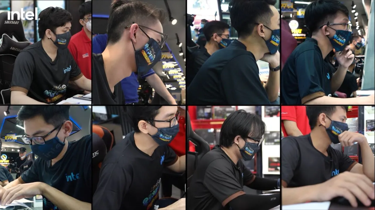 Contestants reviewing PC components in Expert Challenge Season 3