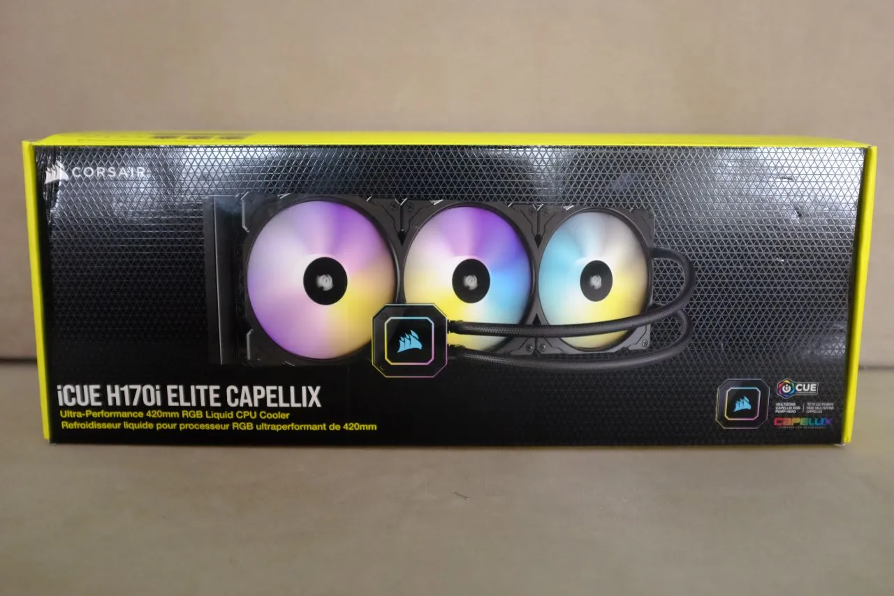 Corsair iCUE H170i Elite Capellix radiator
