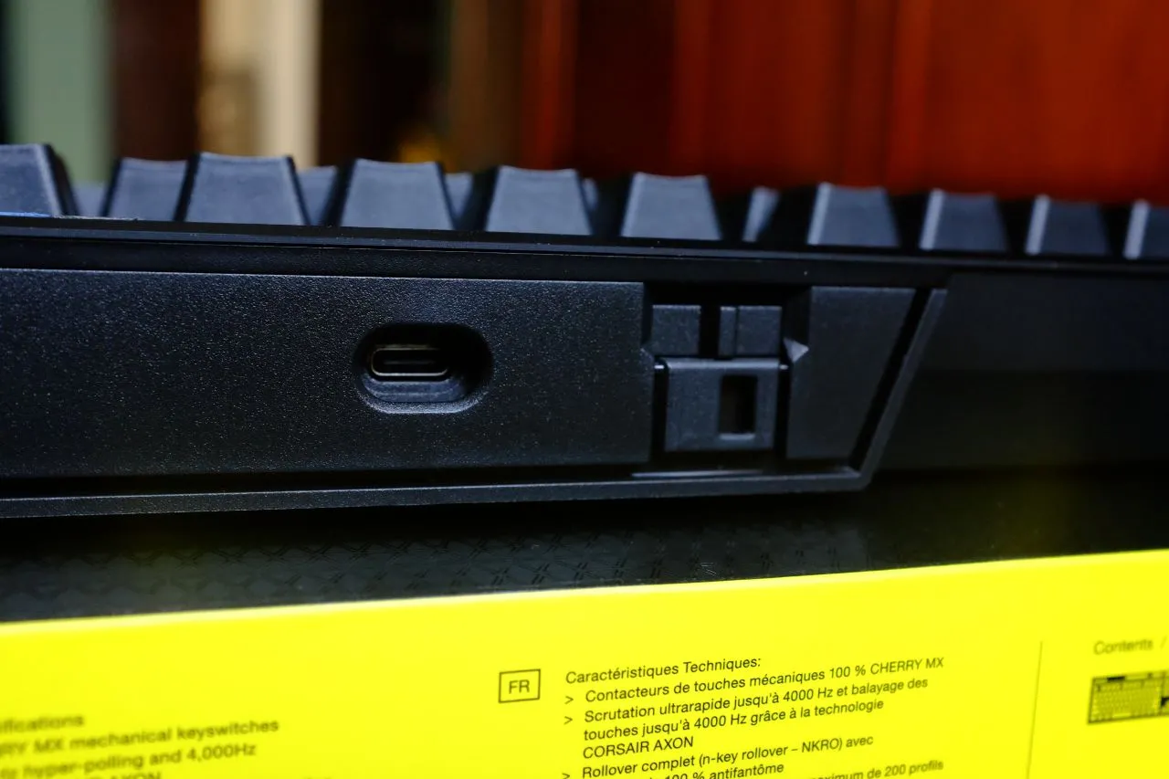 Corsair K70 RGB TKL Red Switch features