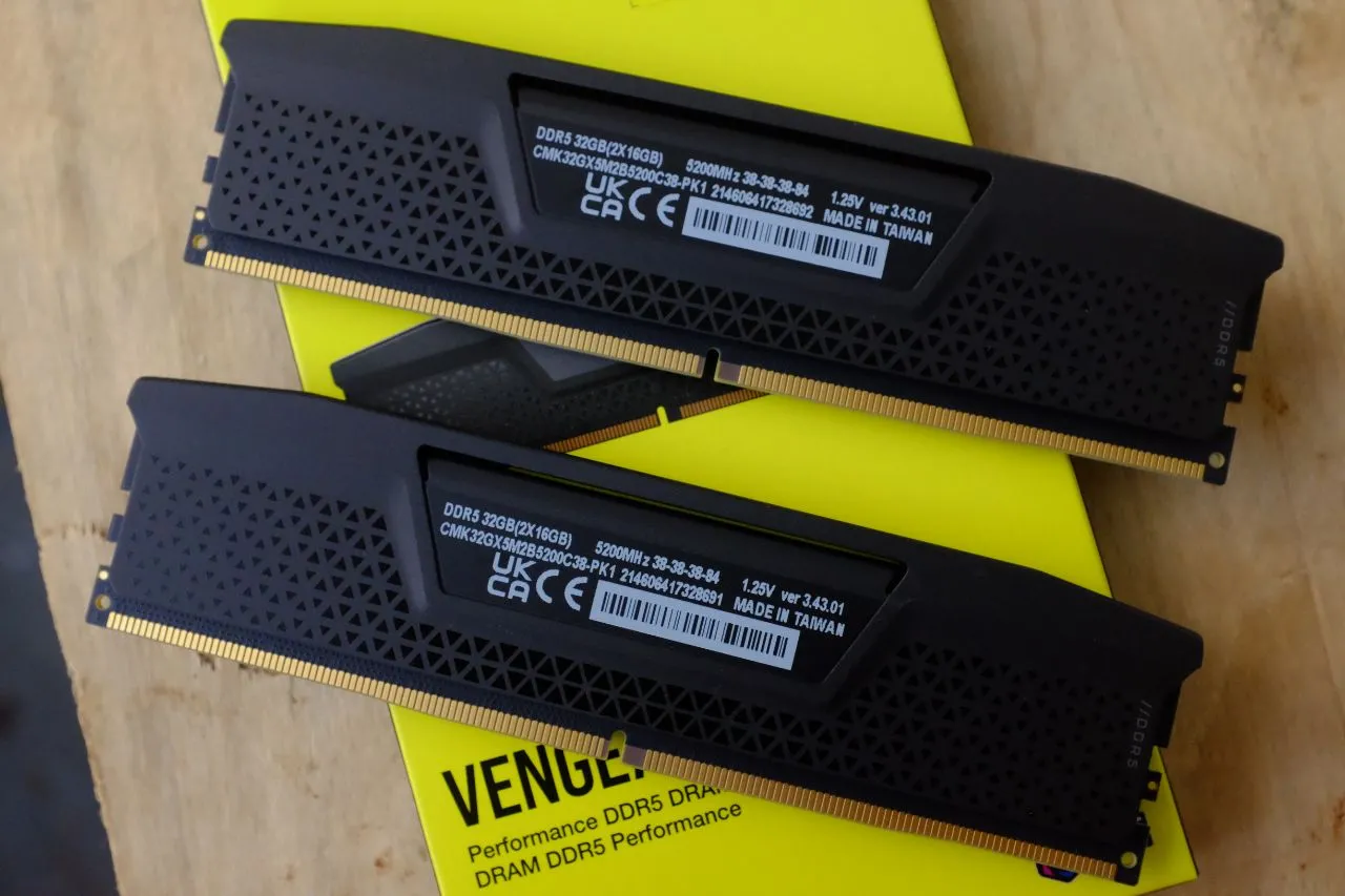 Corsair Vengeance DDR5 5200MHz - Heatsink