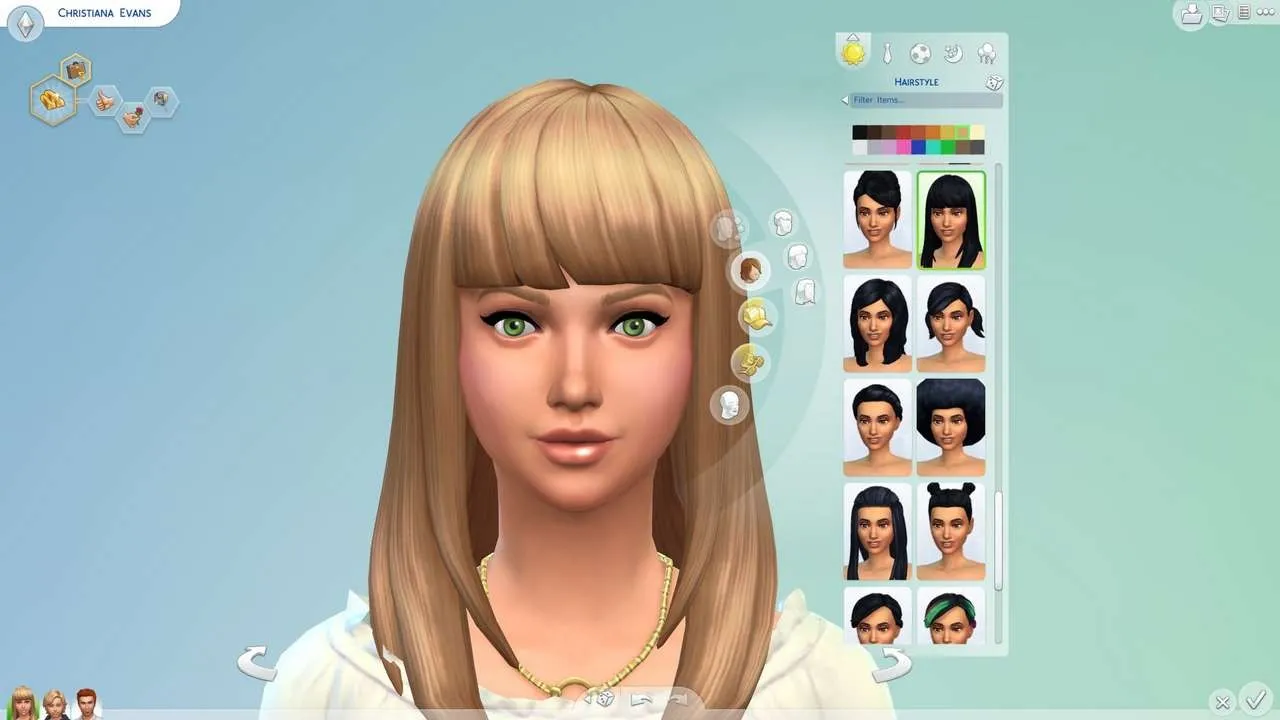 Customizing a Sim's appearance