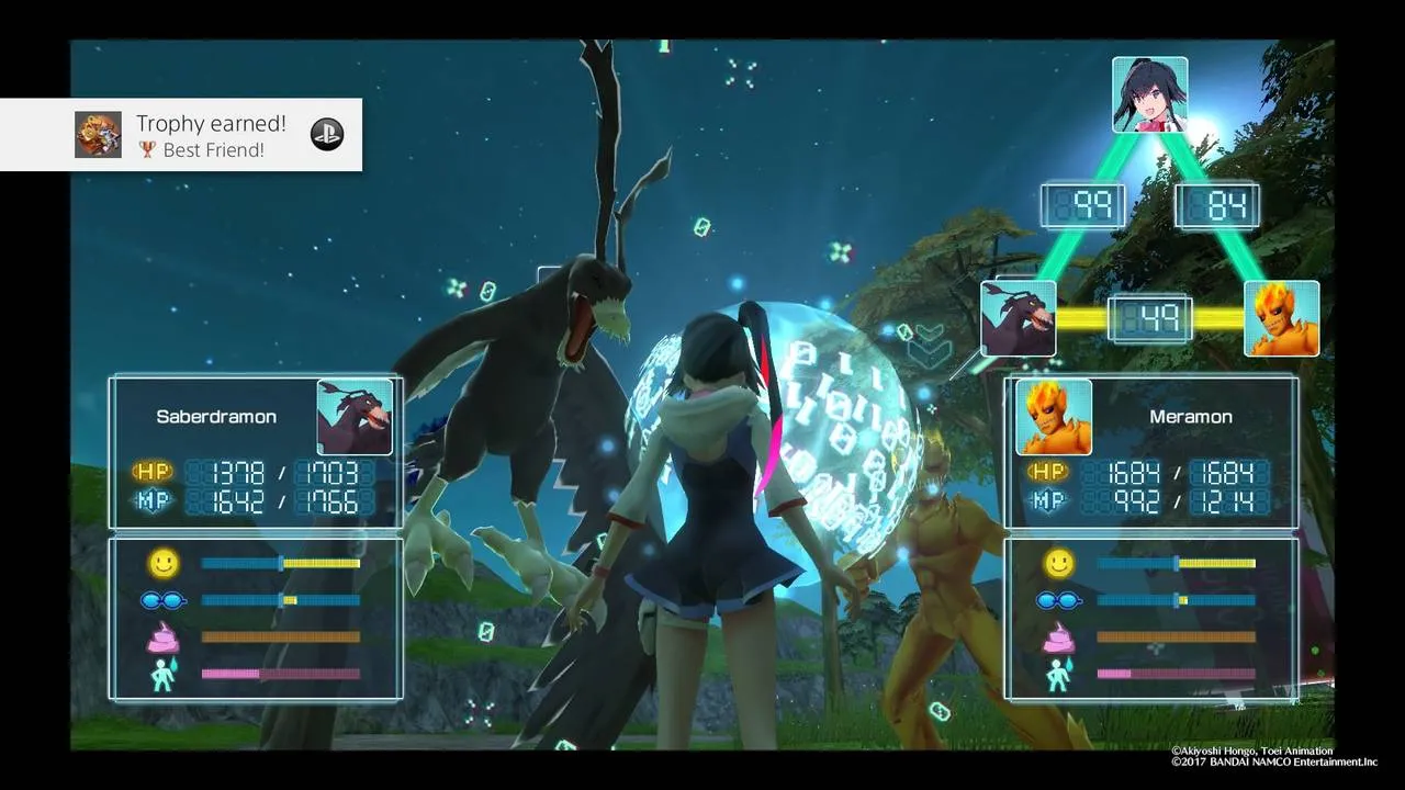 Digimon World: Next Order - Screenshot of the game's opening sequence