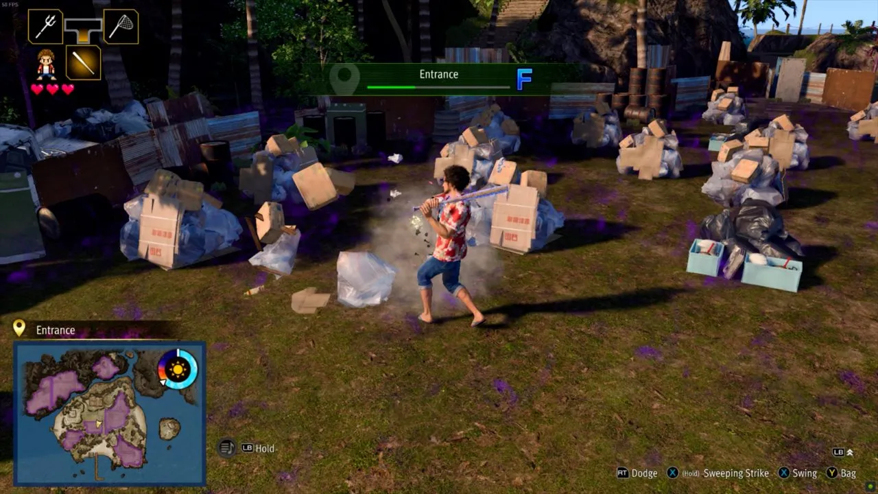 Dodonko Island minigame