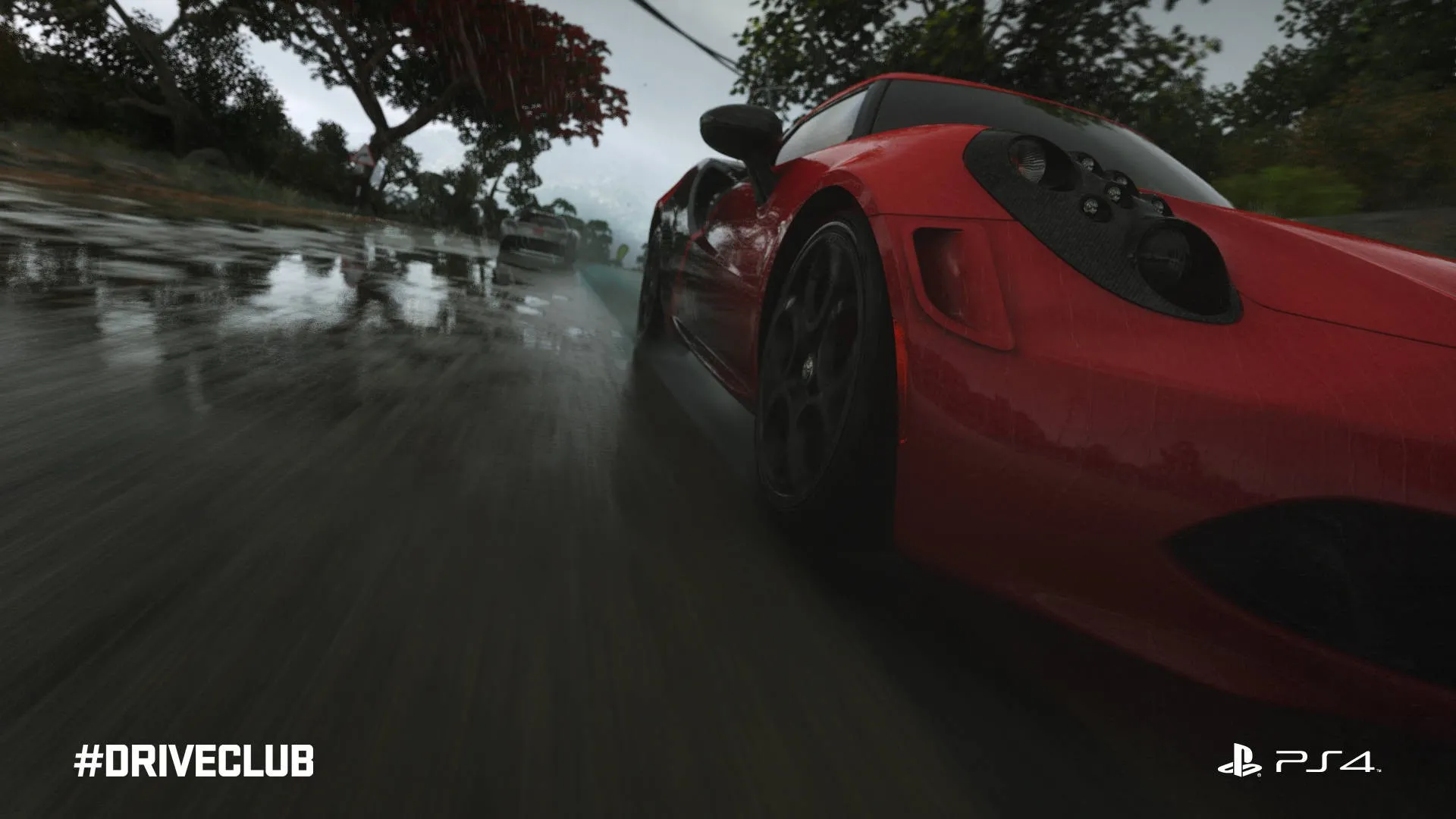 Driveclub Car Detail in the Rain