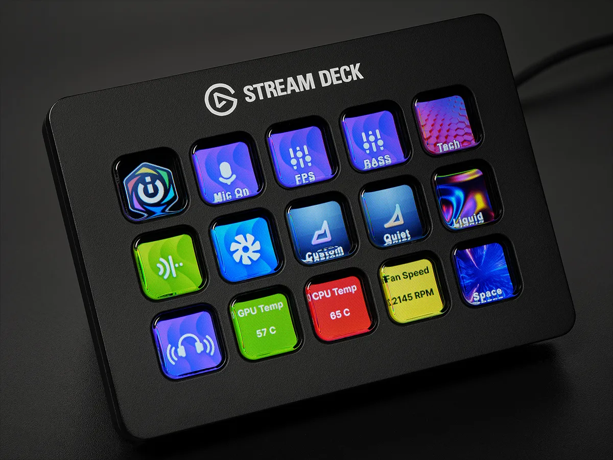 Elgato Stream Deck with Corsair iCUE integration
