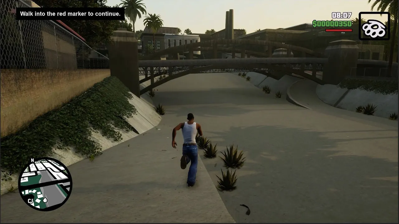 Enhanced visuals in countryside of Grand Theft Auto: San Andreas Remastered